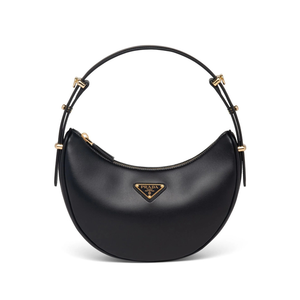 Prada Arqué Leather Shoulder Bag