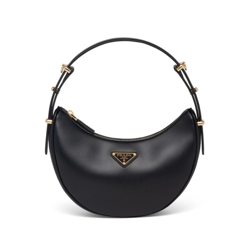 Prada Arqué Leather Shoulder Bag