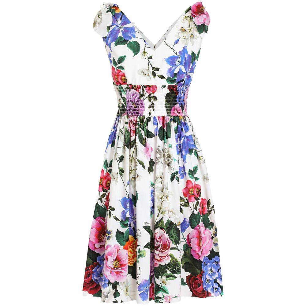 Dolce & Gabbana Floral-print Mini Dress
