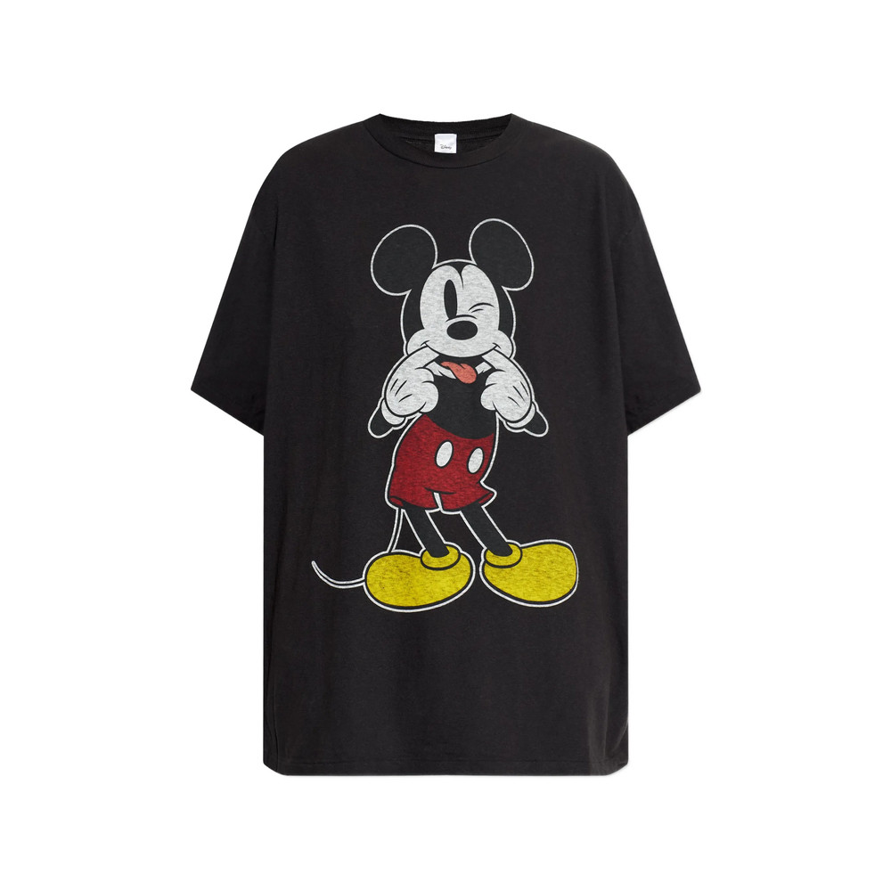 Re/done Silly Mickey Mouse T-shirt