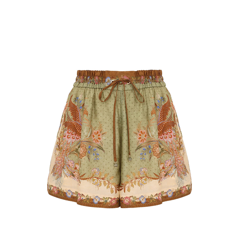 Zimmermann Indra Floral-print Shorts
