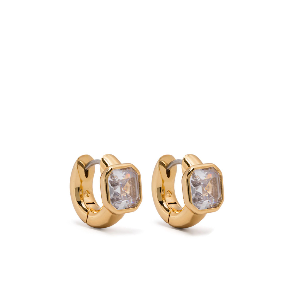Kate Spade Keep Sparkling Asscher Huggies