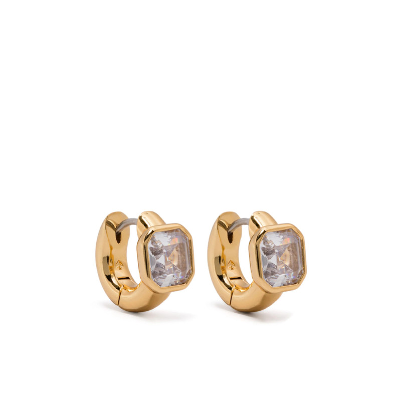 Kate Spade Keep Sparkling Asscher Huggies