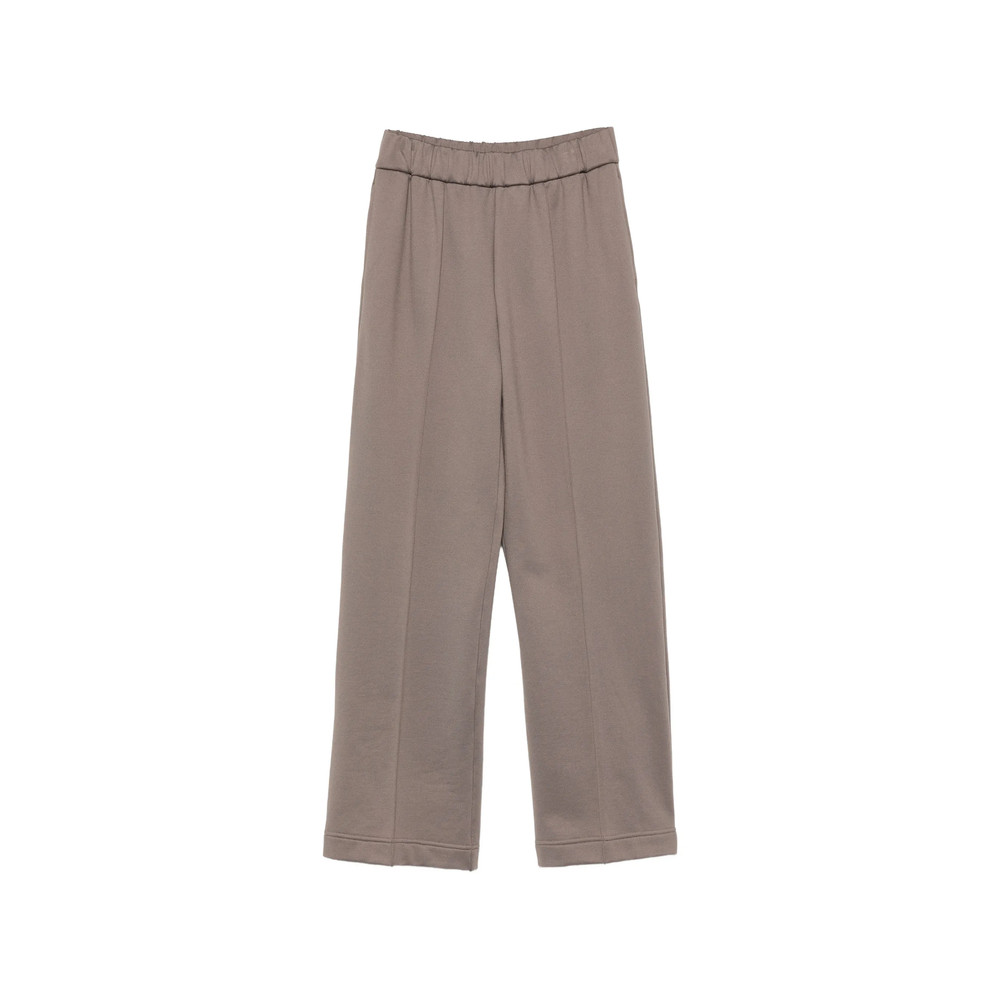 Moncler Elasticated-waistband Pressed-crease Trousers