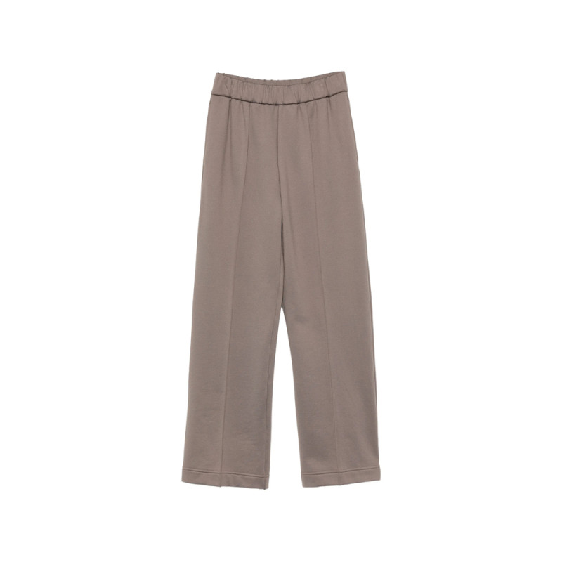 Moncler Elasticated-waistband Pressed-crease Trousers