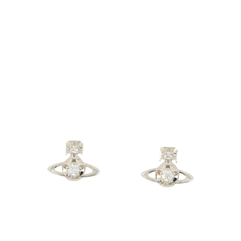 Vivienne Westwood Orb Cubic Zirconia Earrings