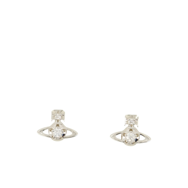 Vivienne Westwood Orb Cubic Zirconia Earrings