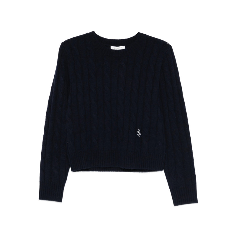 Sporty & Rich Cable-knit Sweate