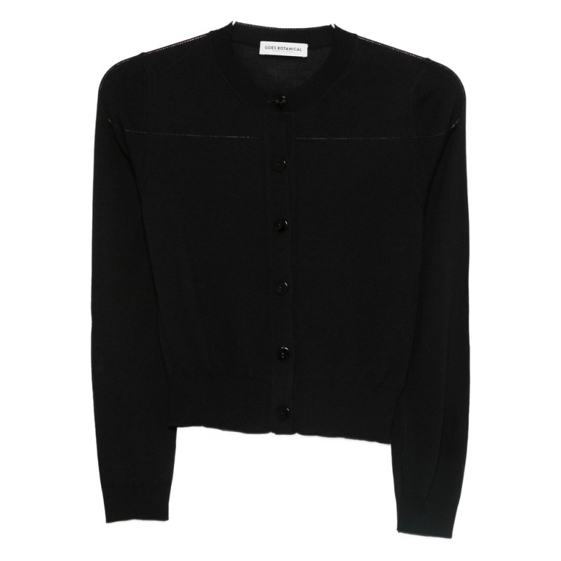 Goes Botanical Crew-neck Cardigan
