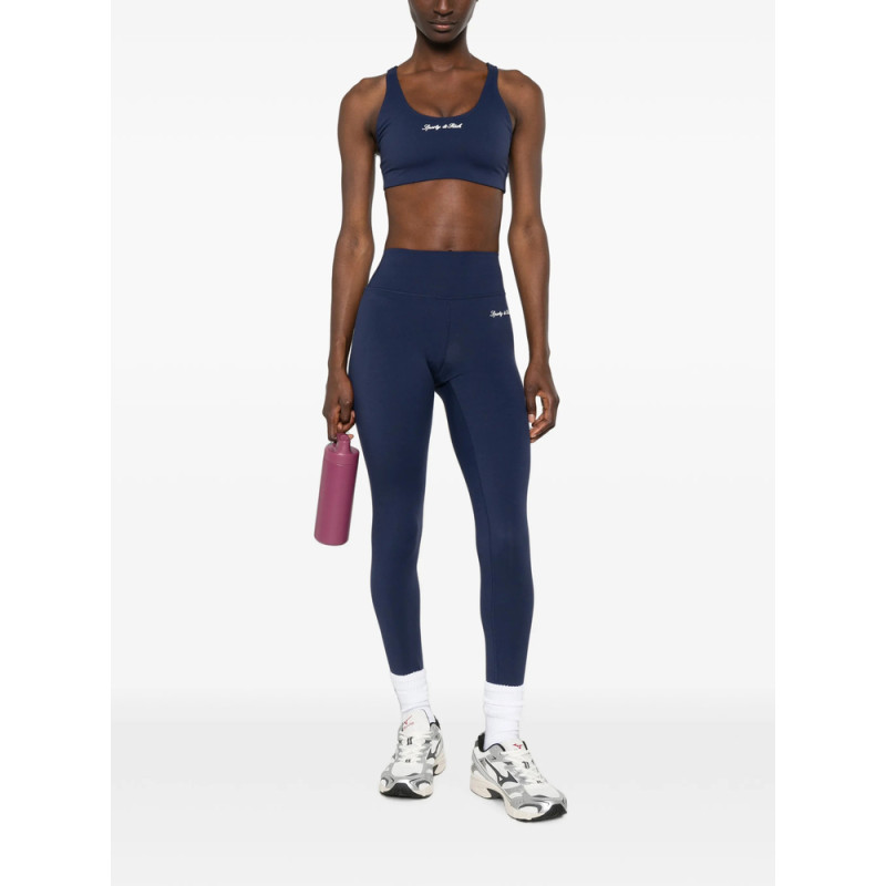 Sporty & Rich Signature Logo Sports Bra