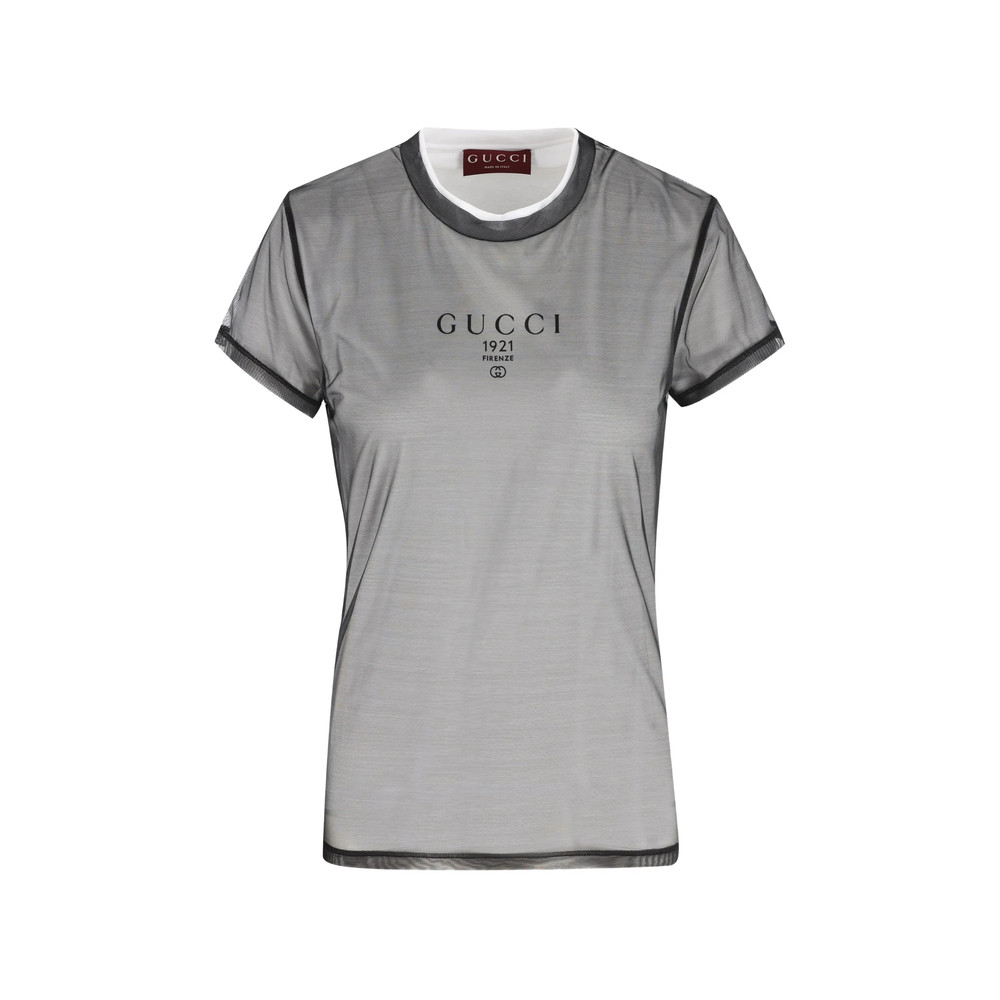 Gucci Double-layered Printed T-shirt