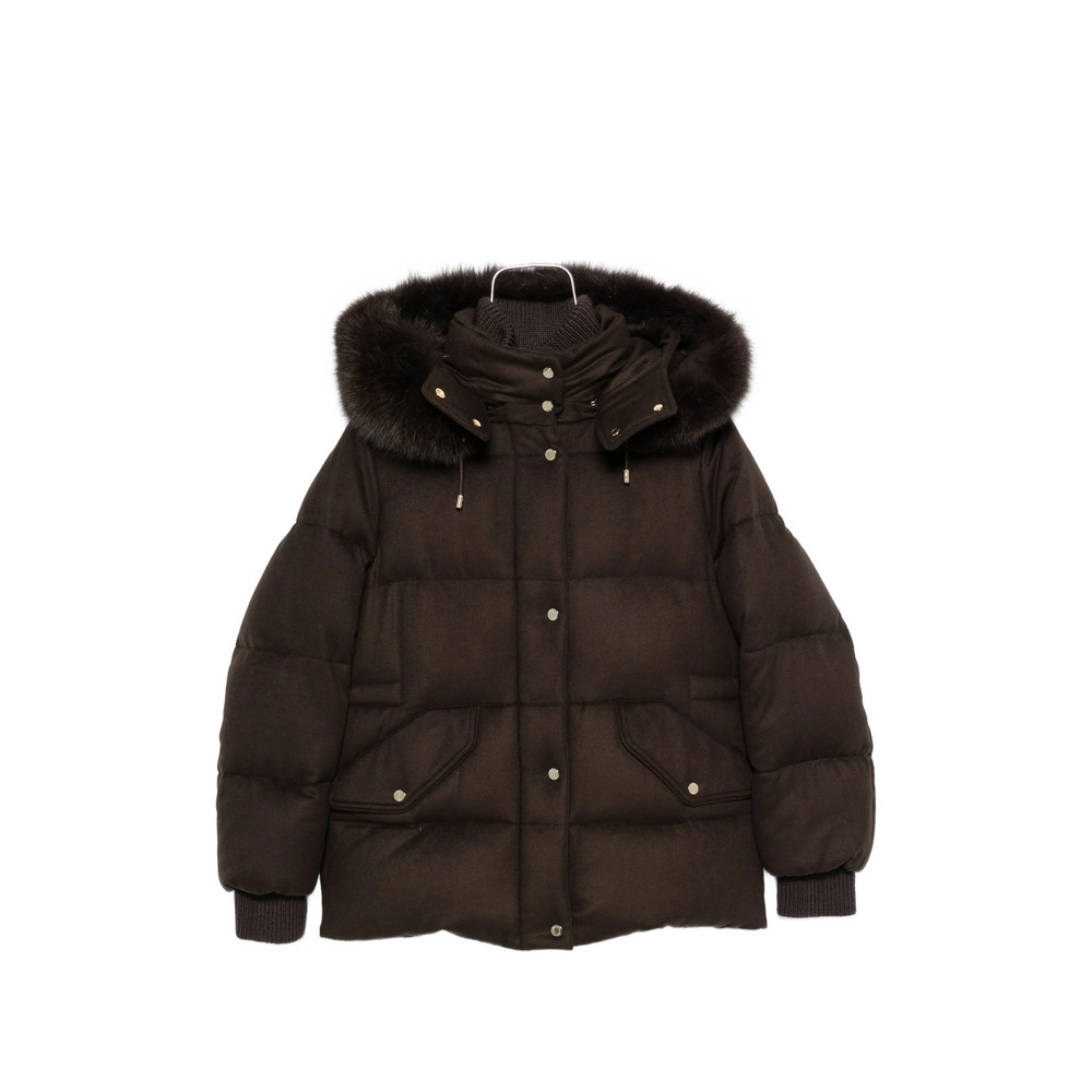 Moorer Attica Fur-trim Hooded Jacket
