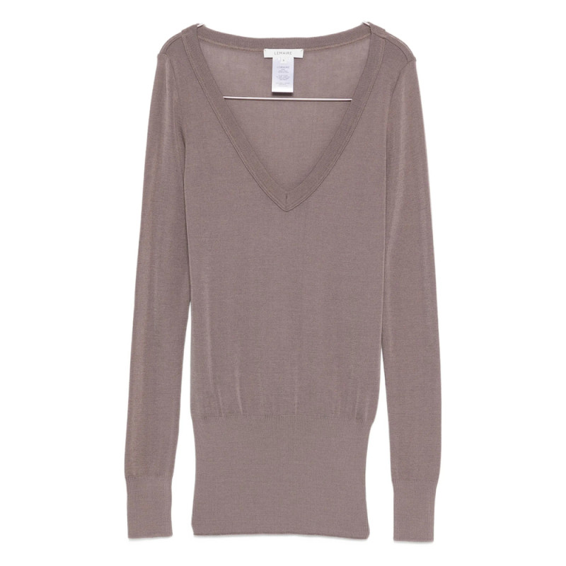 Lemaire Long-sleeve V-neck Sweater