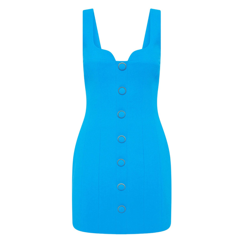Rebecca Vallance Sweetheart-neck Mini Dress