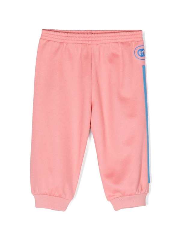 logo-patch track pants