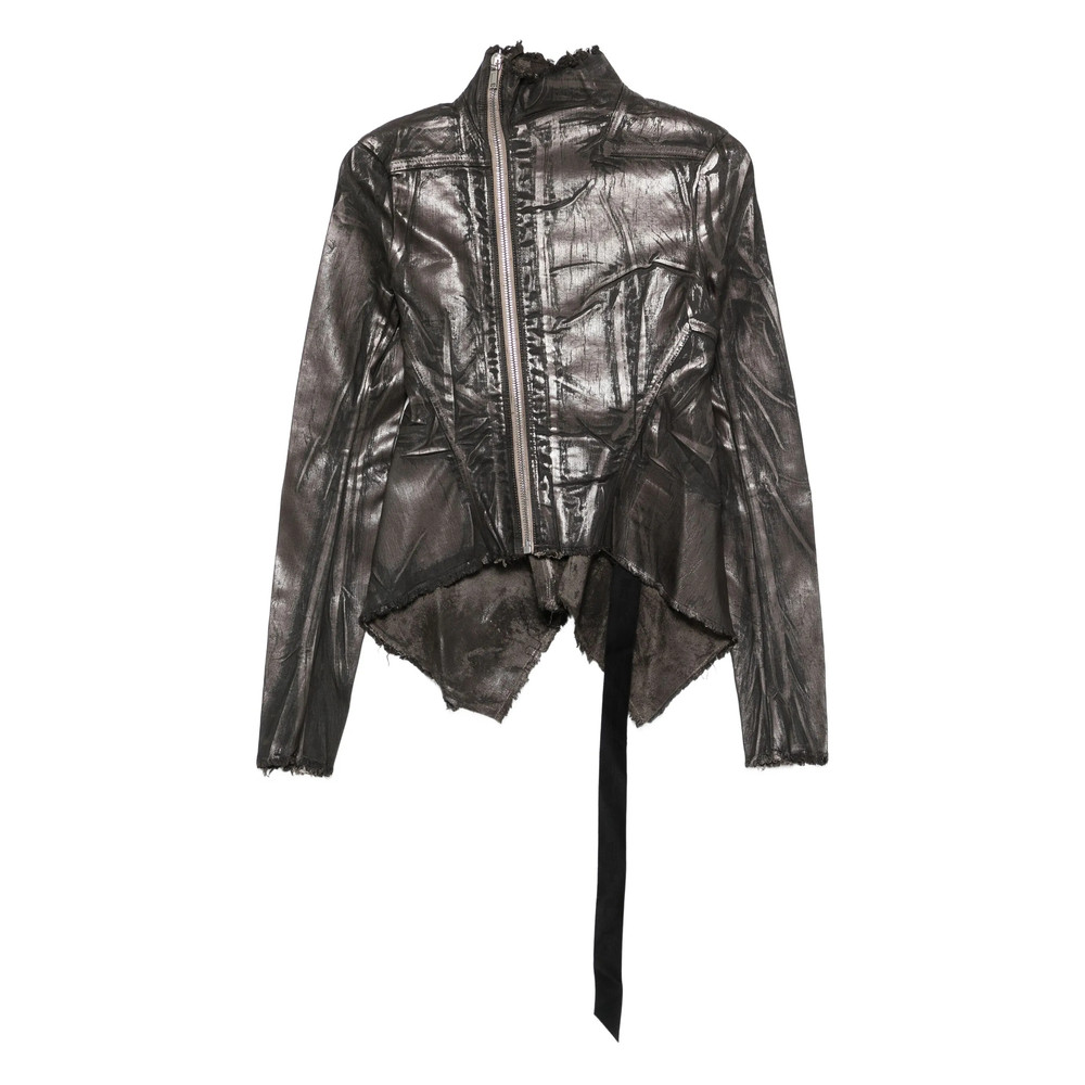 Rick Owens Drkshdw Asymmetrical Zip-front Jacket