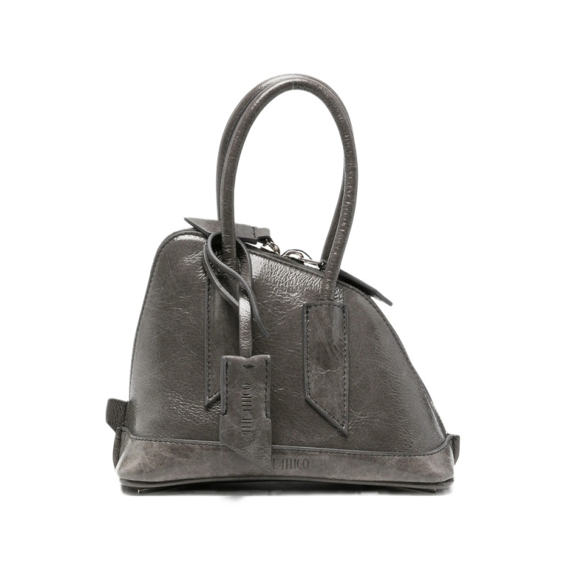 The Attico Mini Sant Ambroeus Patent-leather Tote Bag