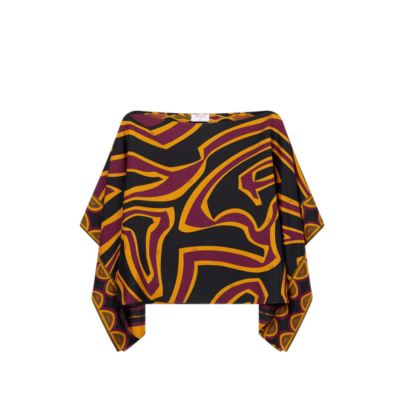 Pucci Labirinto Print Silk Blouse