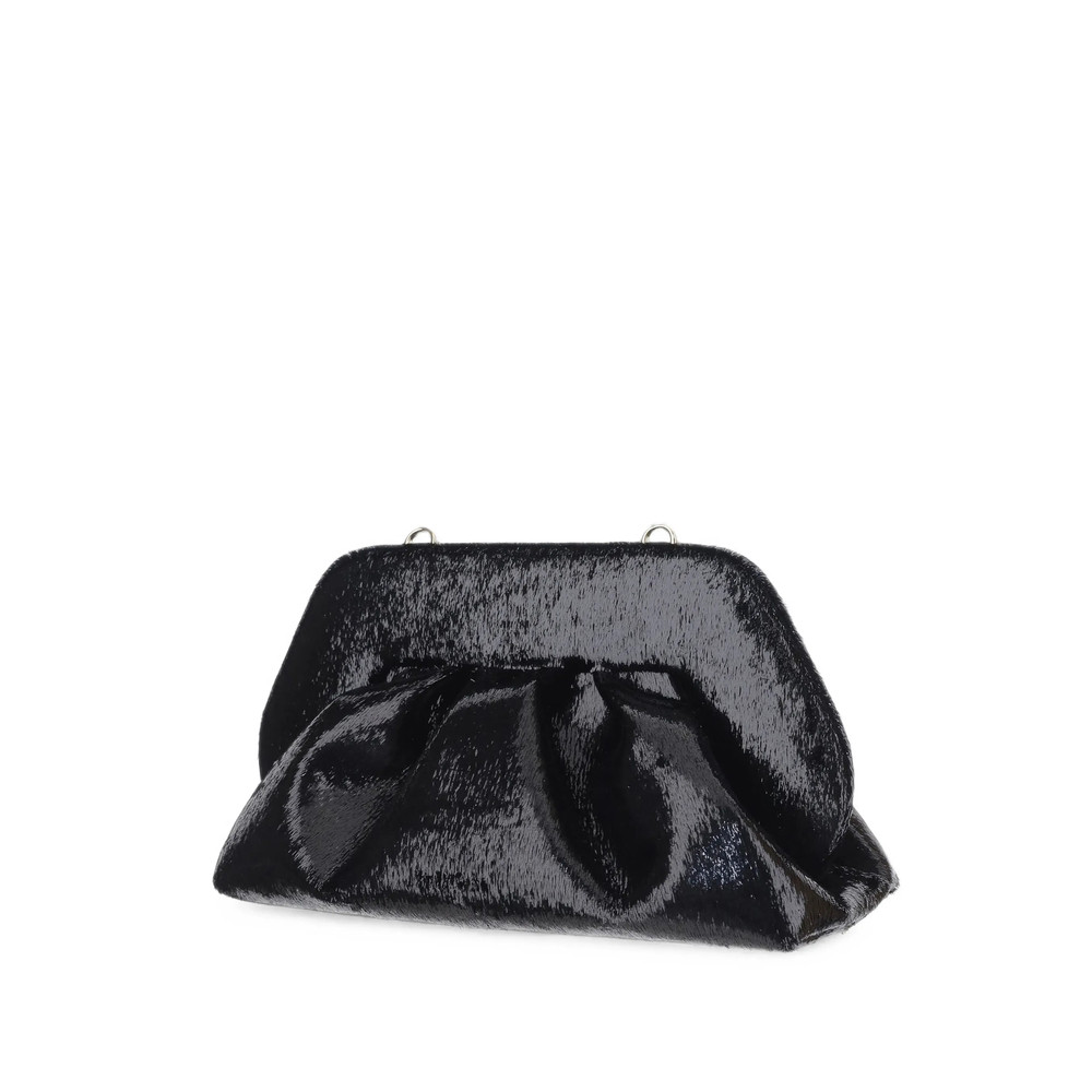 Themoirè Ruched Shoulder Bag