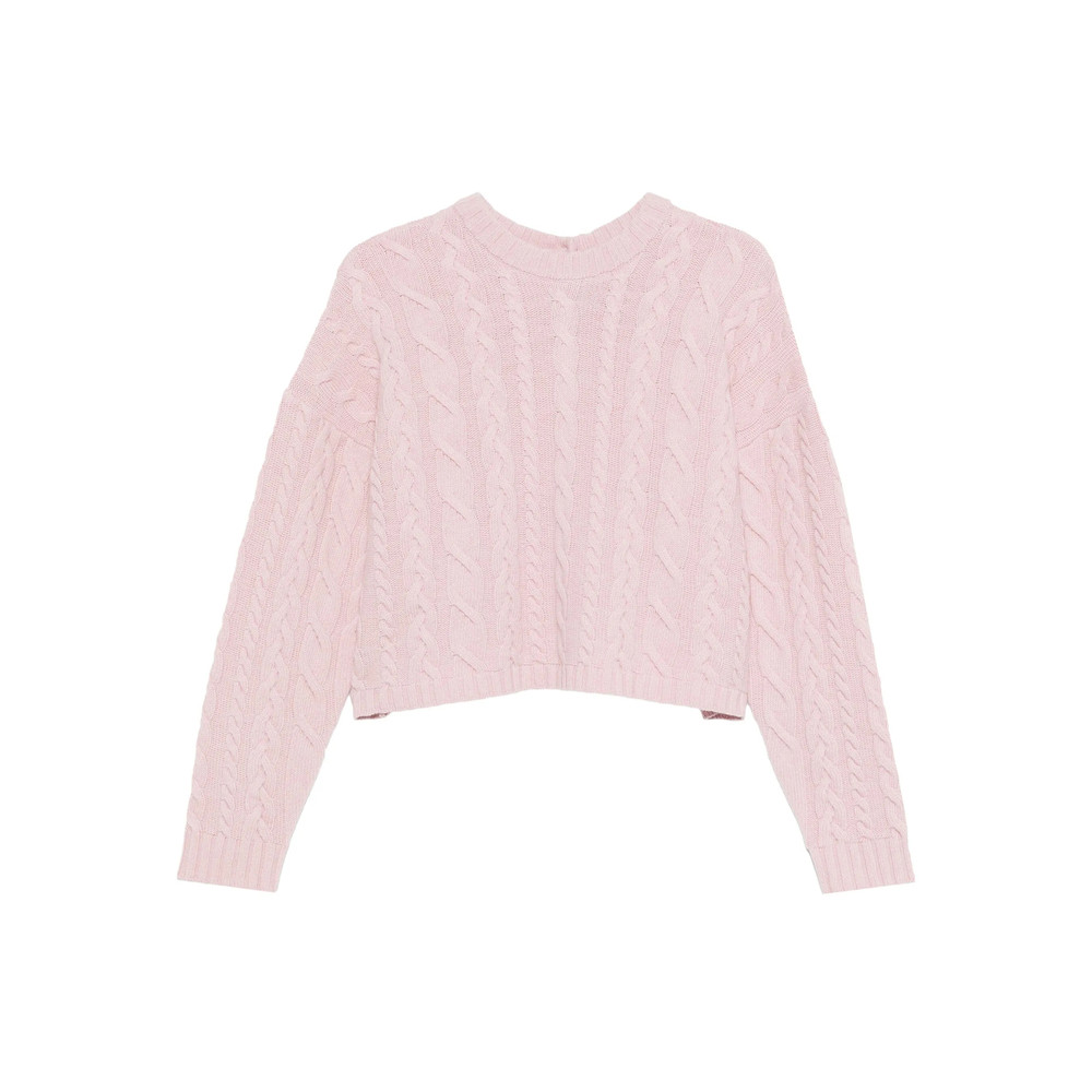 3311 Cable-knit Open-back Sweater