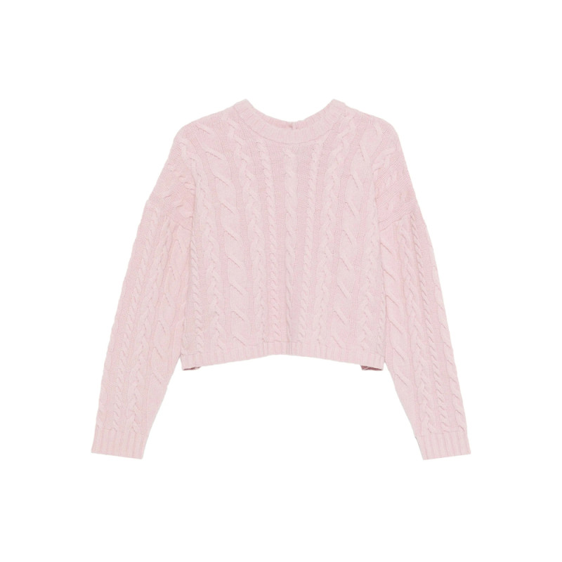 3311 Cable-knit Open-back Sweater