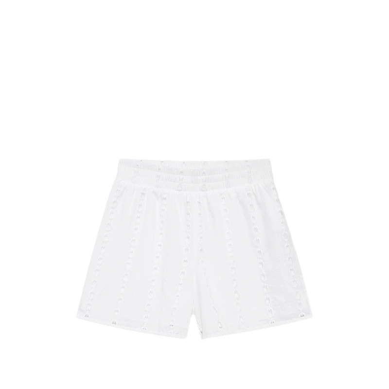 Anine Bing Eyelet Kam Shorts