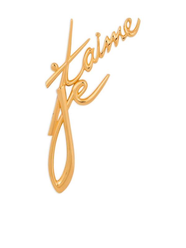 Je T'aime brooch
