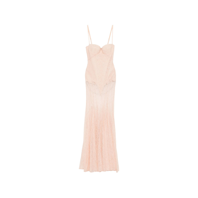 Elisabetta Franchi Lace Maxi Dress