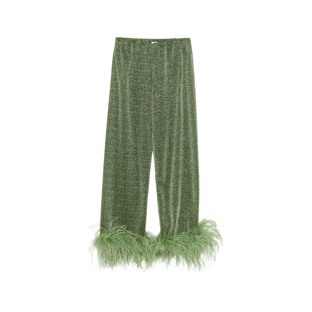 Oséree Lumiere Plumage Straight Trousers