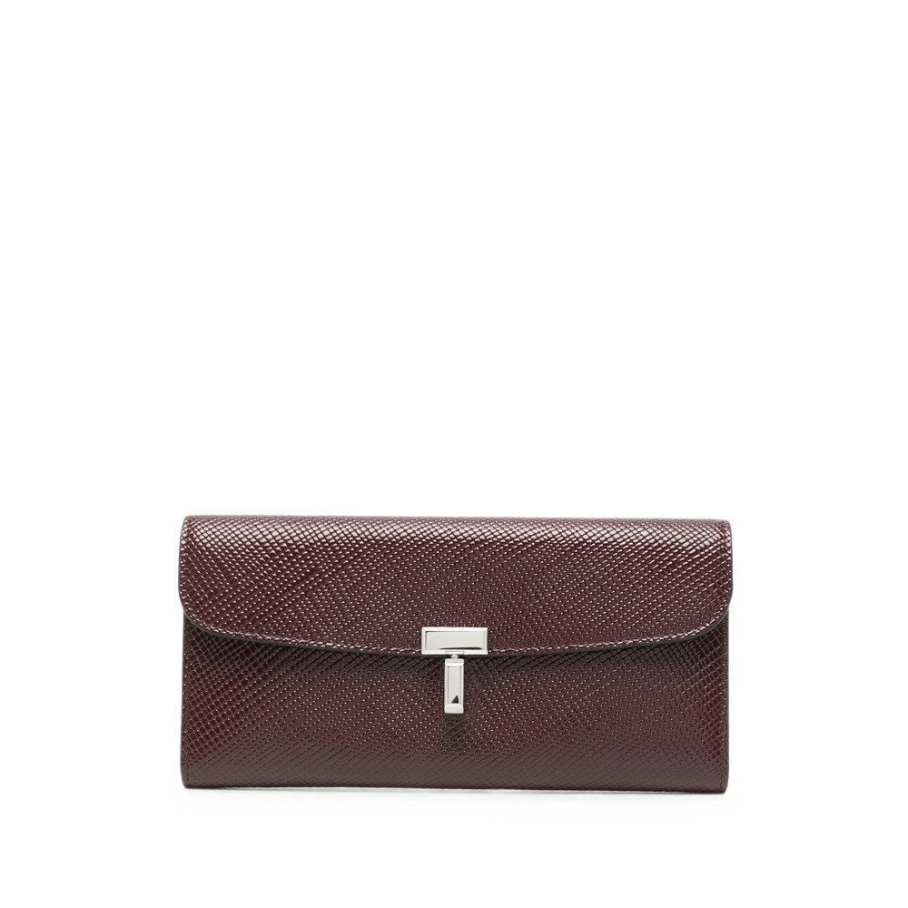 Toteme T-lock Leather Wallet
