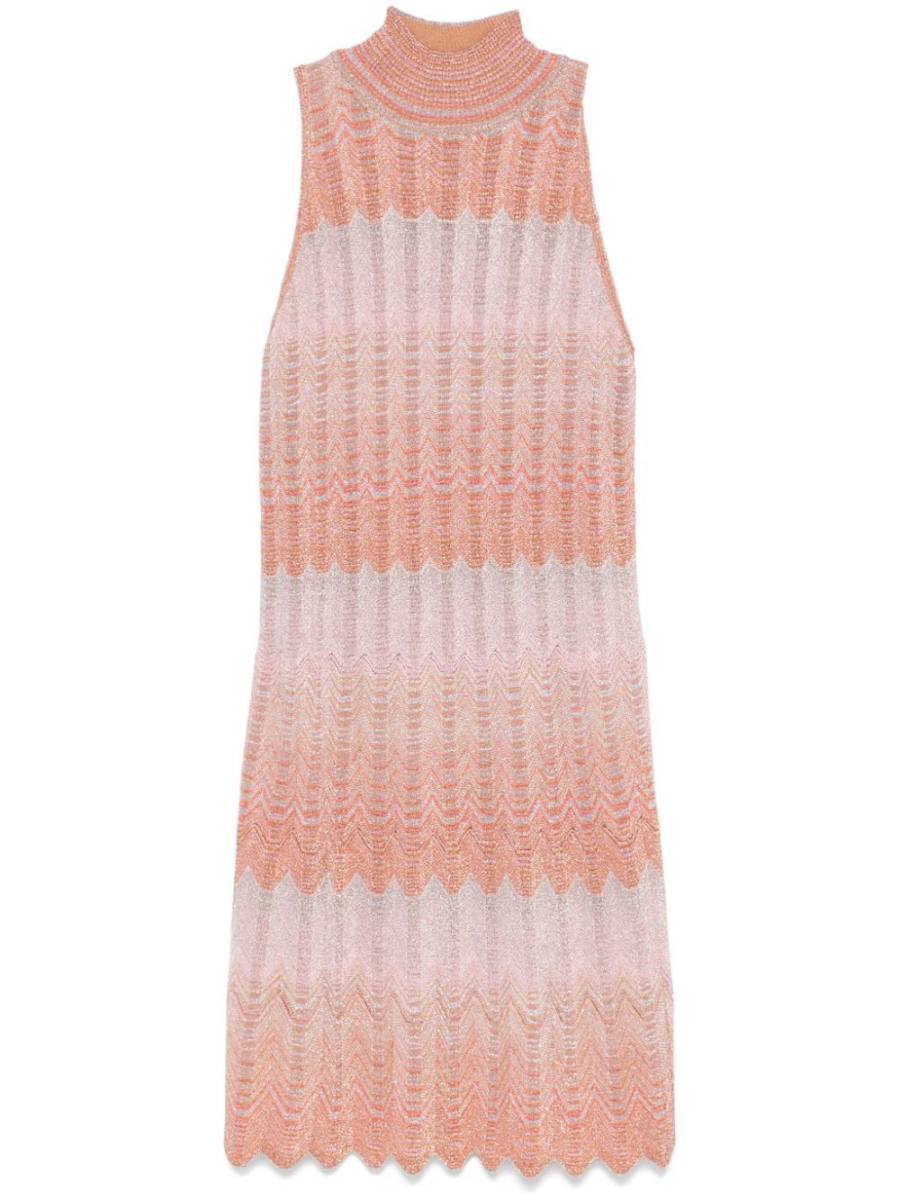 Greek-motif mini dress