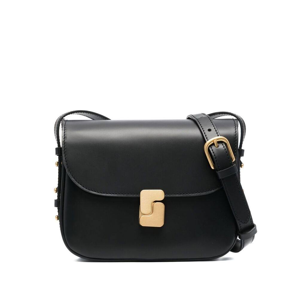 Soeur Leather Shoulder Bag