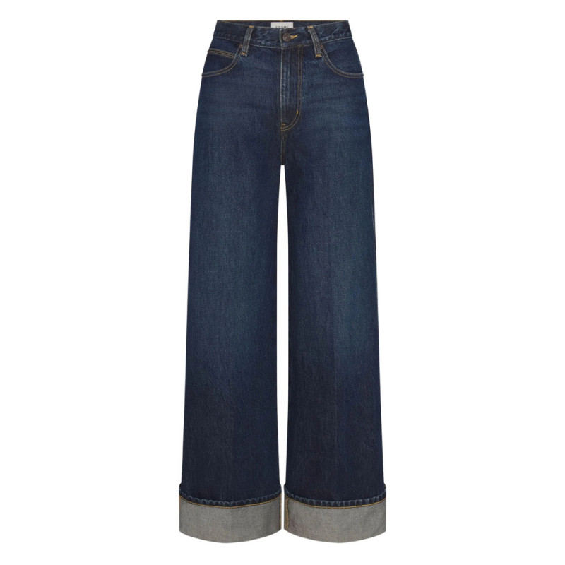 Frame Cuffed Five-pocket Jeans