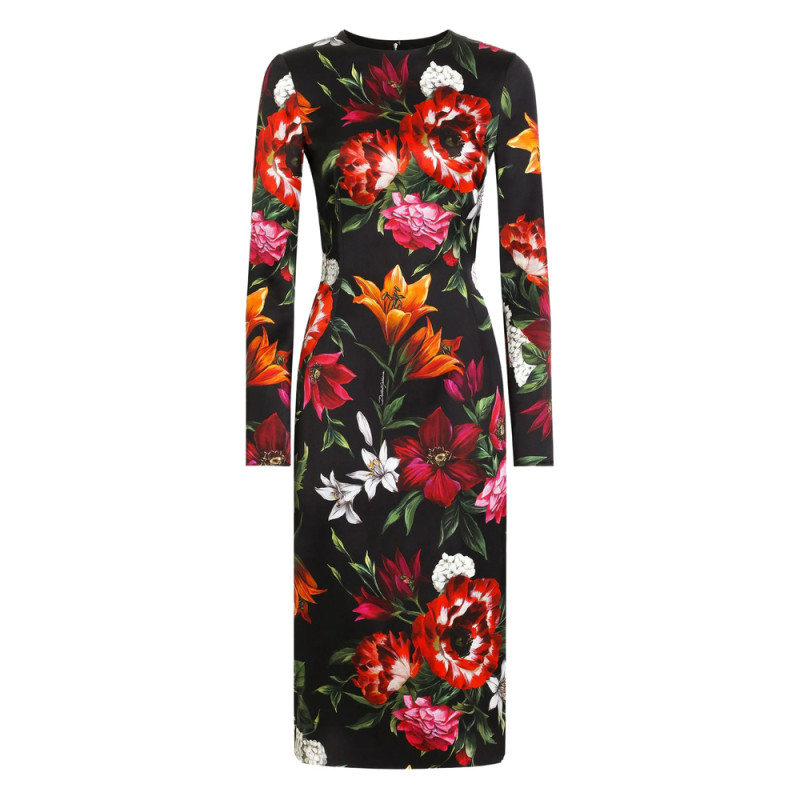 Dolce & Gabbana Floral-print Midi Dress