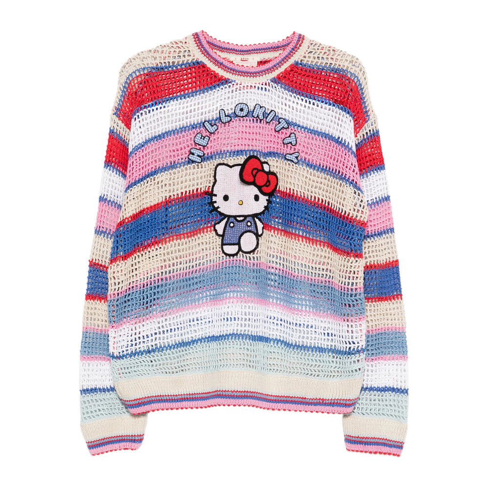 Pero Striped Appliqué Knitwear