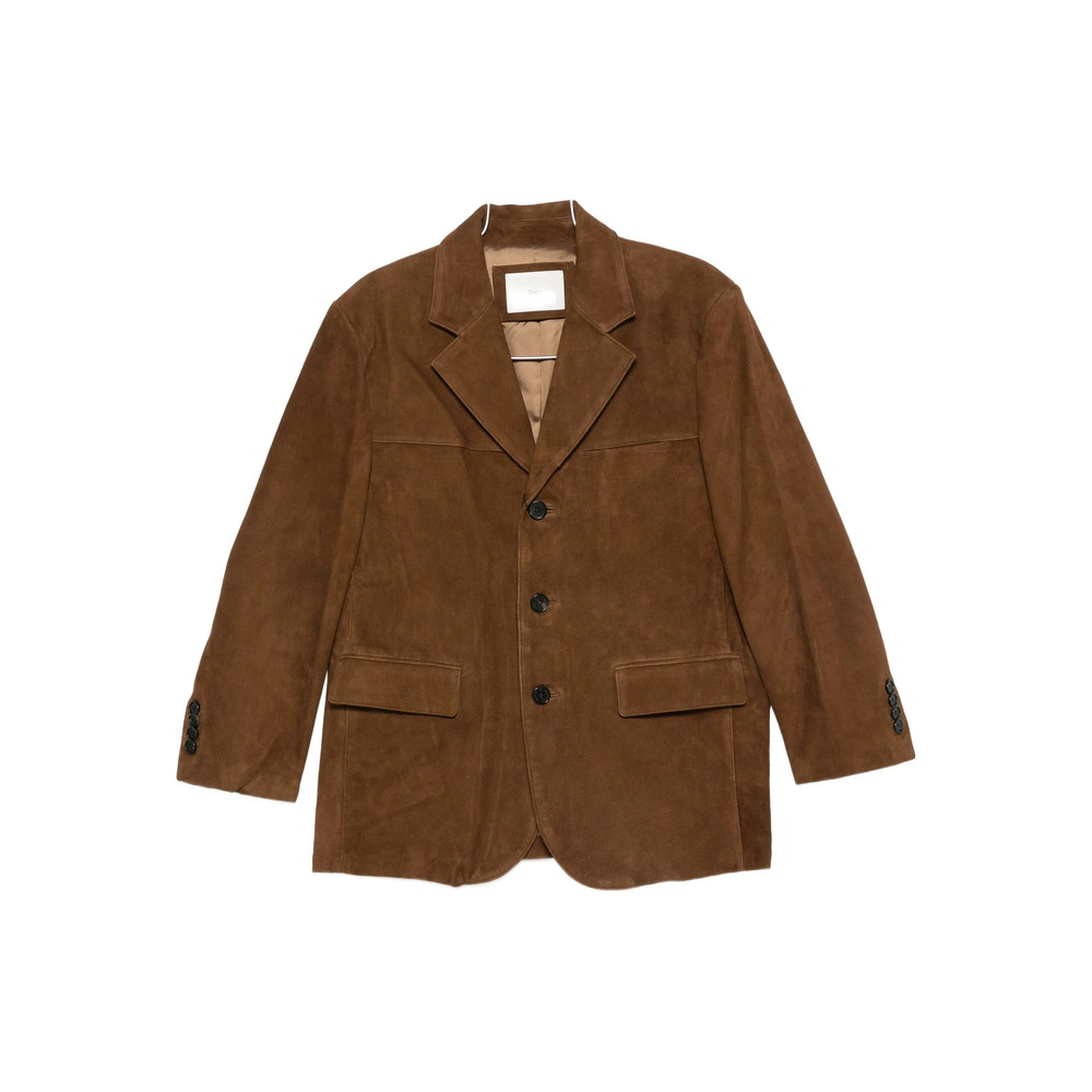 Dunst Suede Button-fastening Leather Jacket