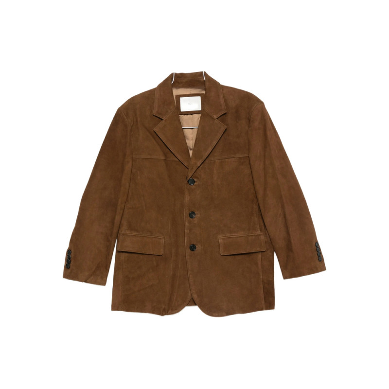 Dunst Suede Button-fastening Leather Jacket