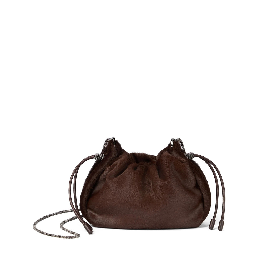 Brunello Cucinelli Mini Mellow Bucket Bag
