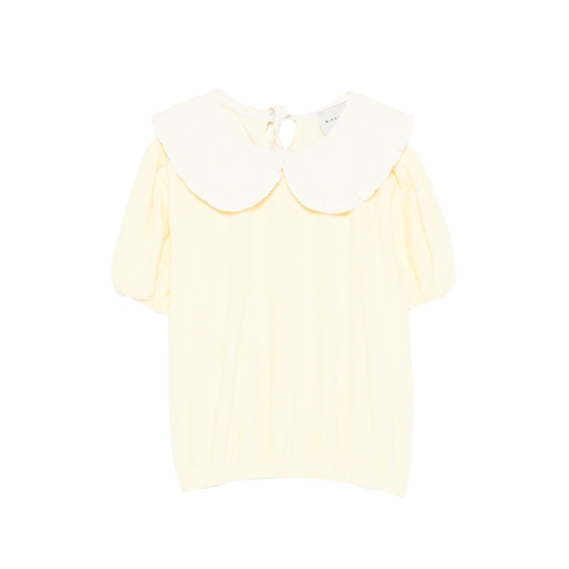 Mipounet Ruffled Collar T-shirt