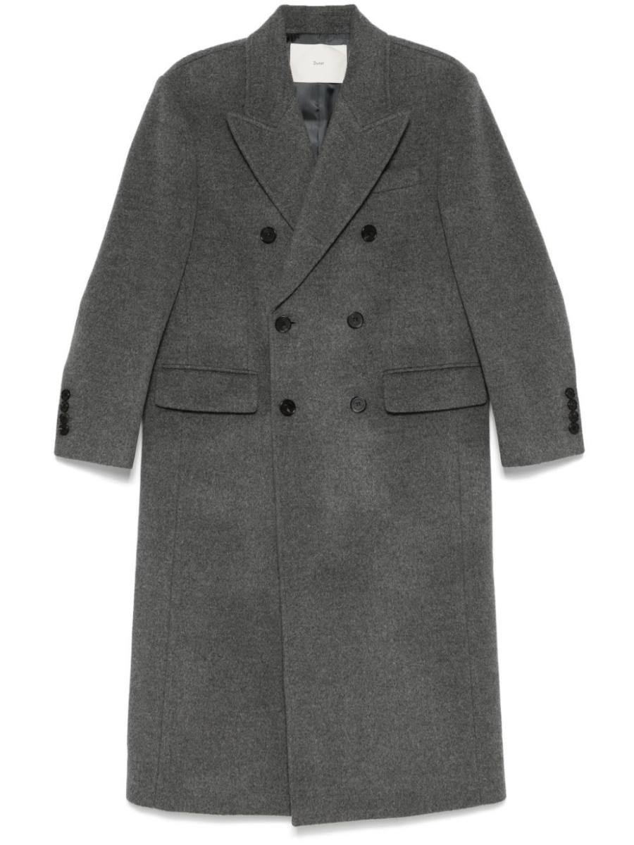 double-breasted coat