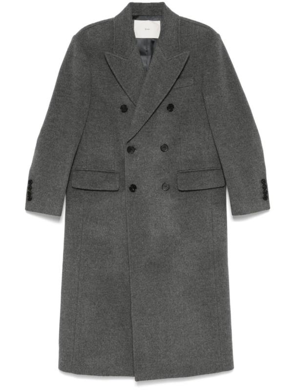 double-breasted coat