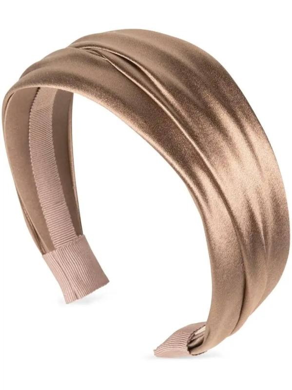 Natasha satin-finish headband