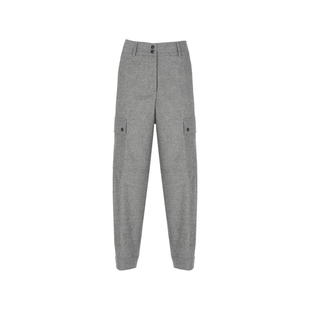 Peserico Button-fastening Straight-leg Trousers