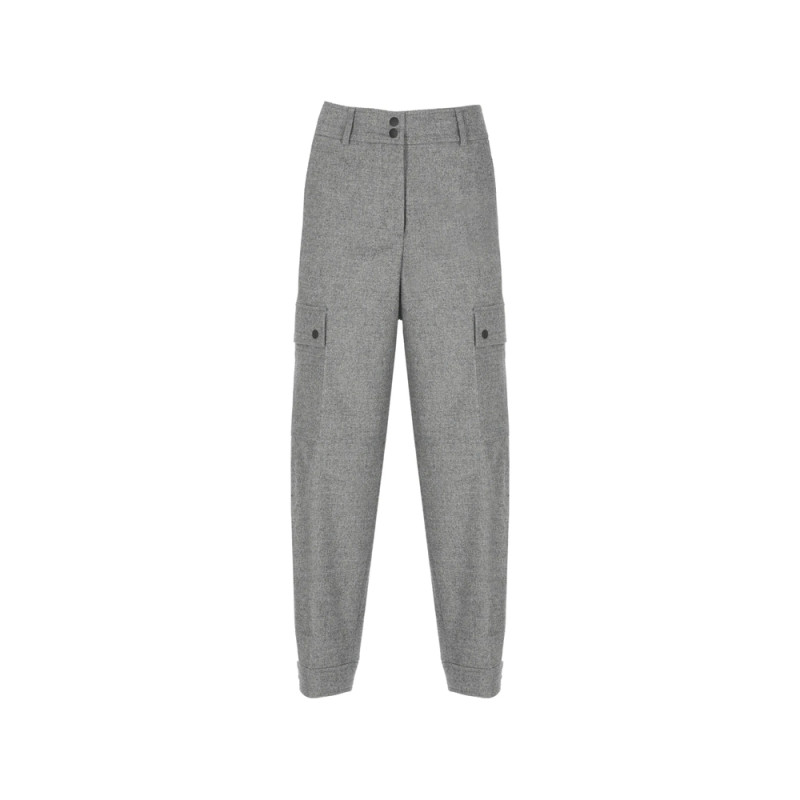 Peserico Button-fastening Straight-leg Trousers