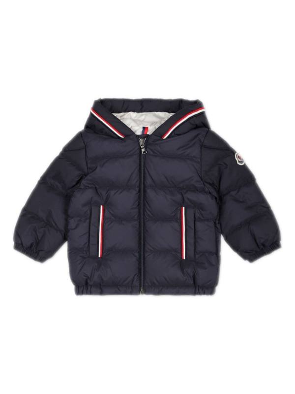 hooded padded jacke