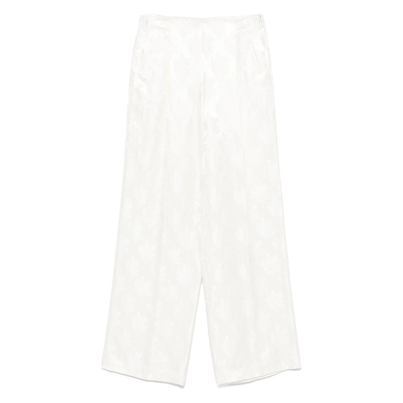 Fendi Floral-jacquard Trousers