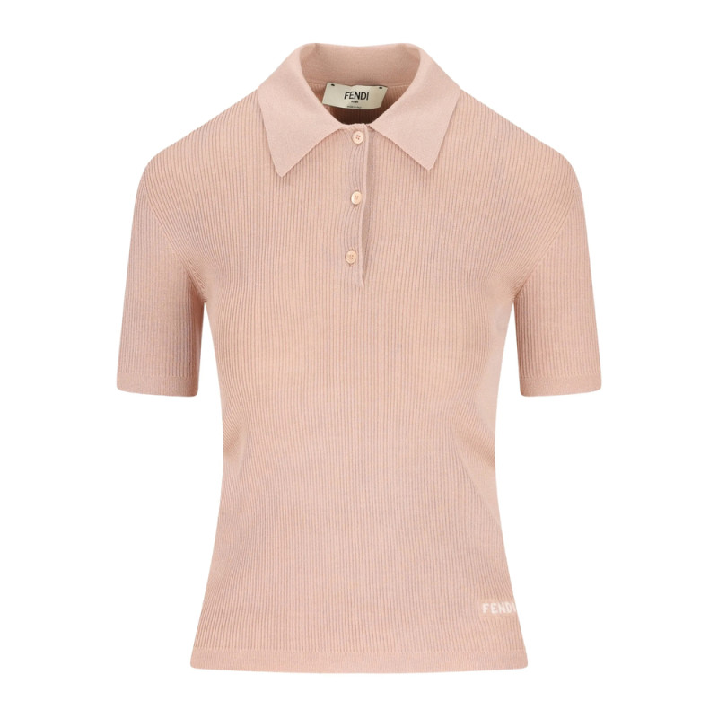 Fendi Button-shirt Short-sleeve Polo Shirt