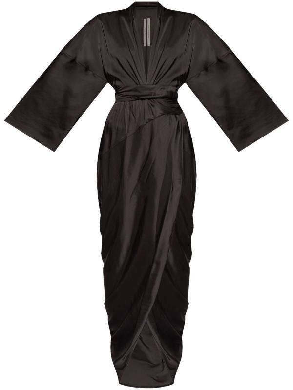 wrap gown