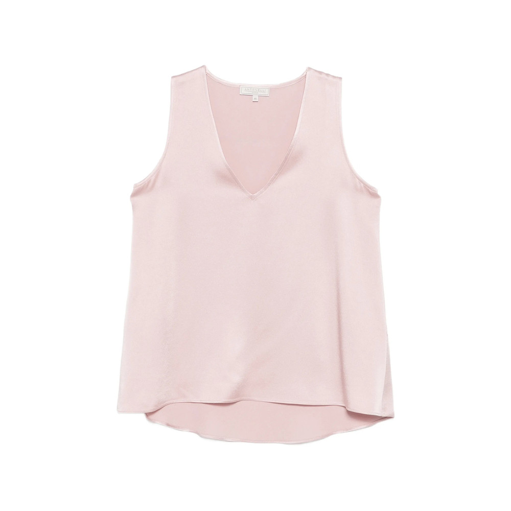 Antonelli Angelica V-neck Sleeveless Top