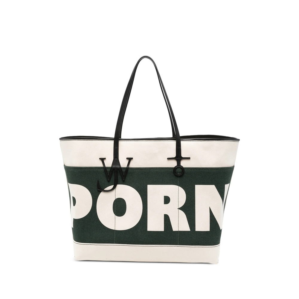 Jw Anderson Anchor Logo-plaque Tote Bag